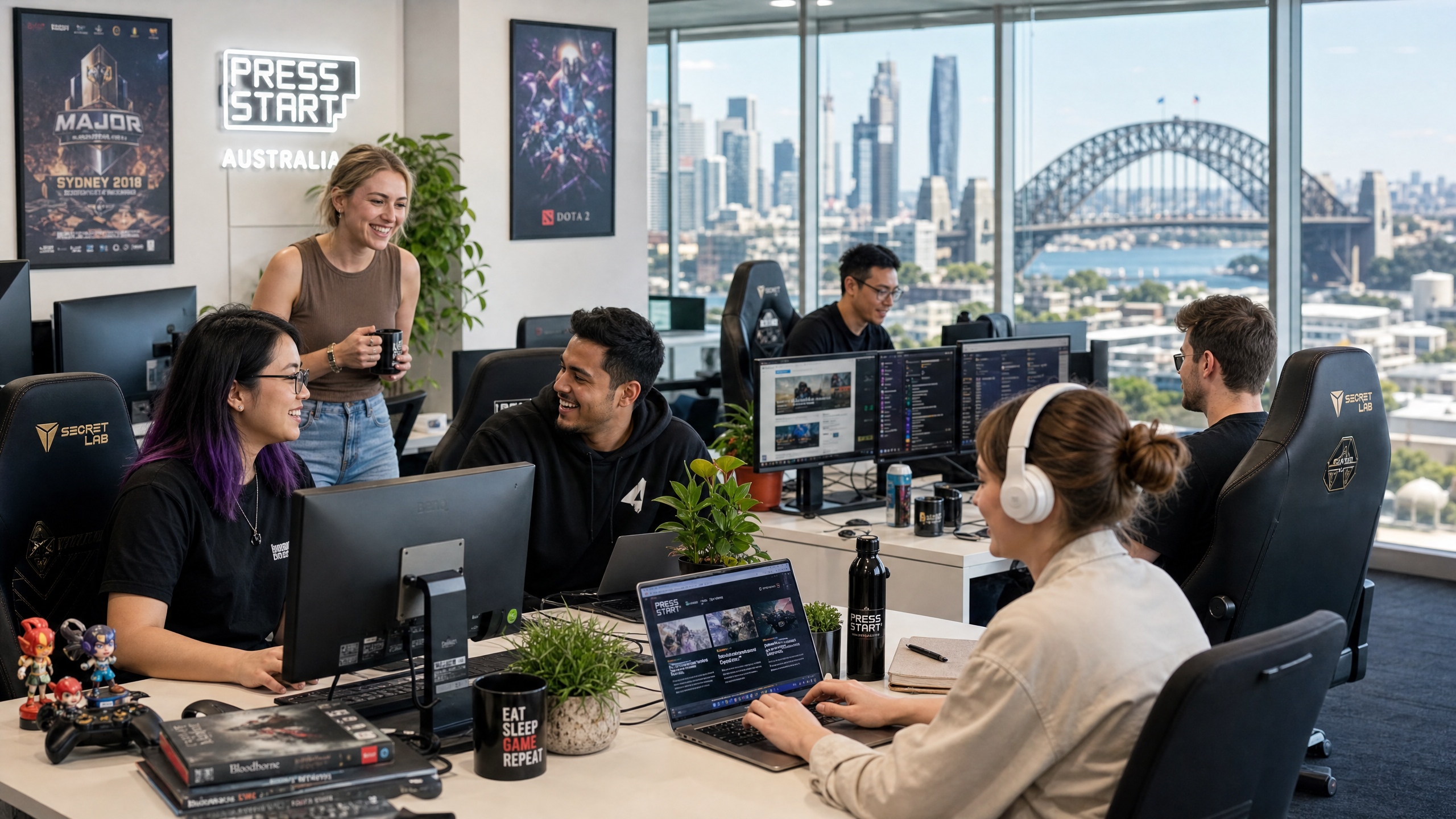 VictoryZones team in Sydney office