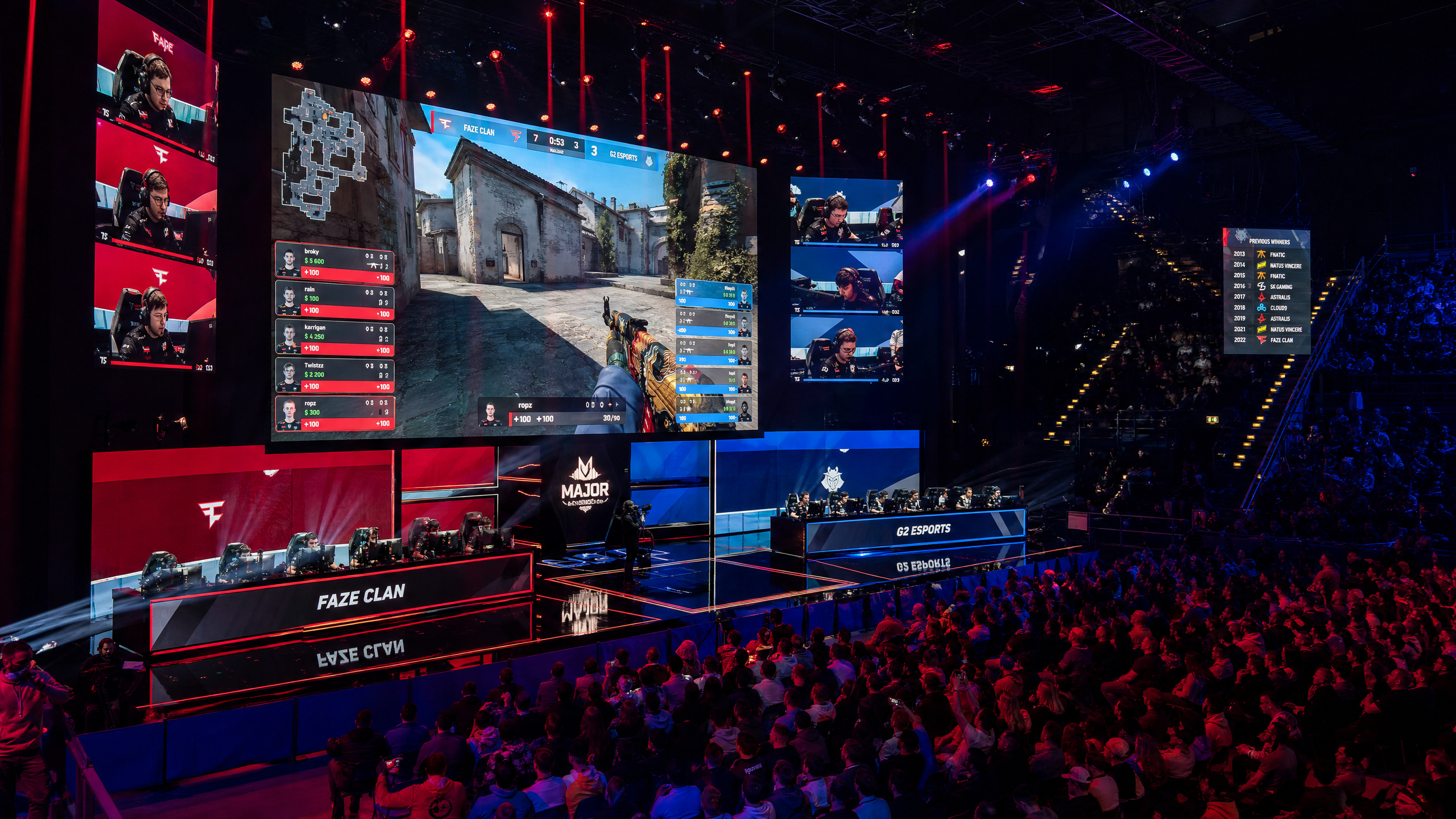 Esports tournament arena